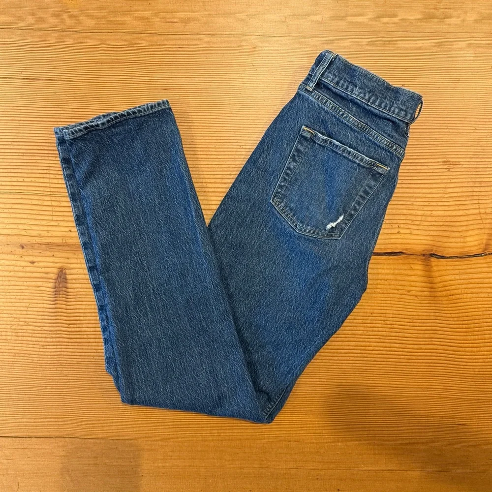 GAP Sky High Straight Blue Jeans - Picture 2 of 9